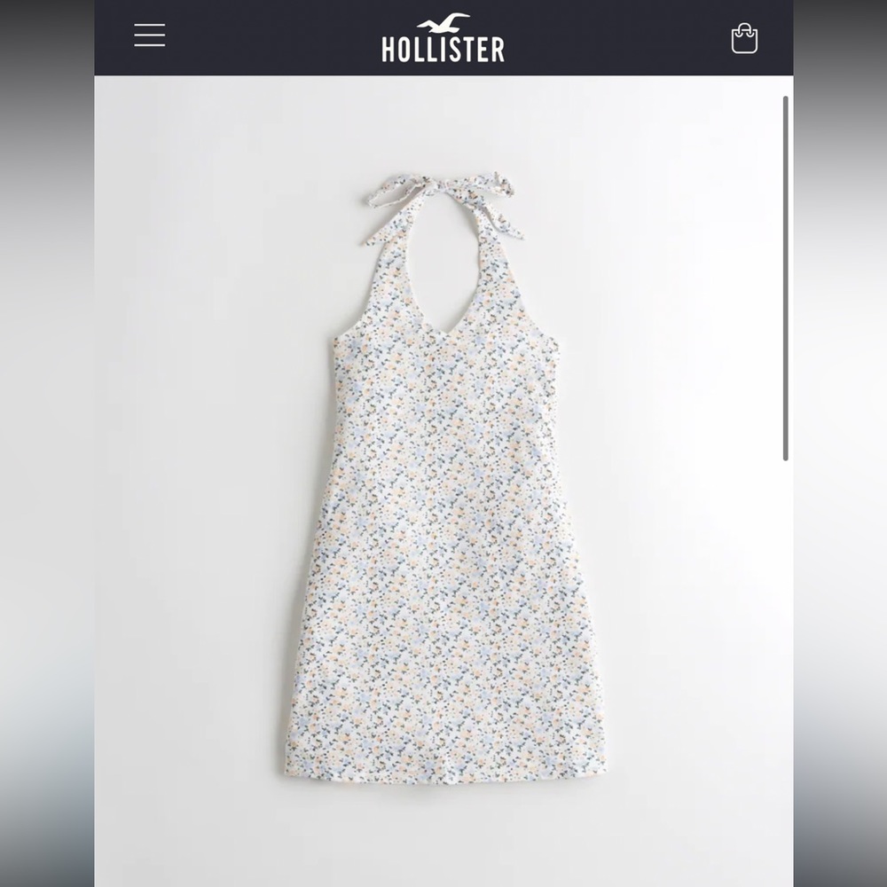 Like New Hollister Halter Dress